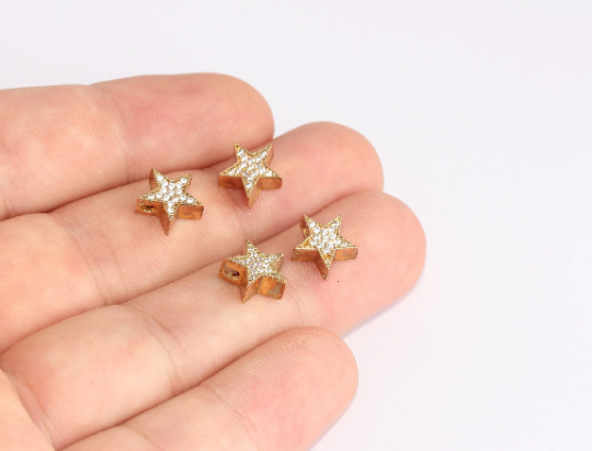 Brass Star Charms