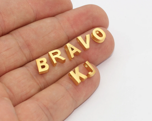 Letter Charms, Letter Beads