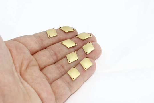 Brass Square Disc