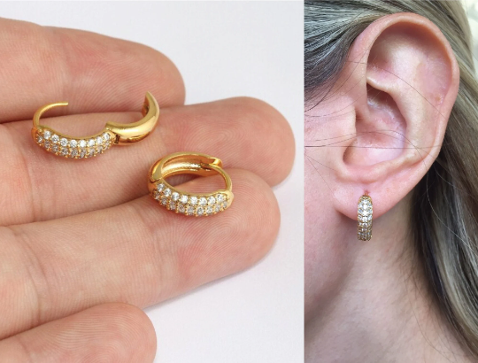 Hoop Earrings, Huggie Hoops