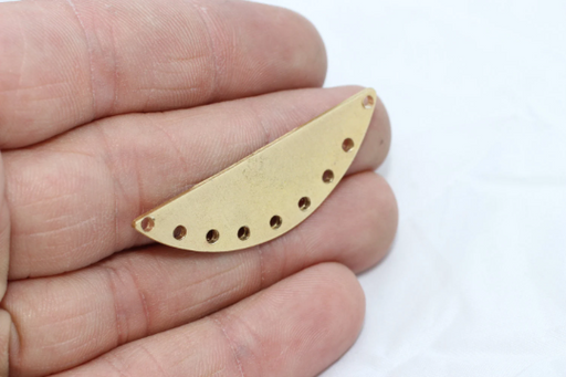 Brass Crescent Pendant