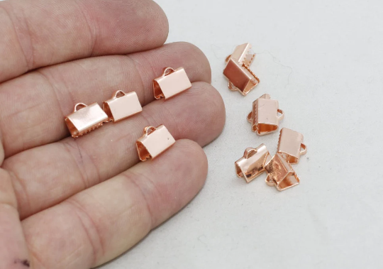 Rose Gold Ribbon Crimps