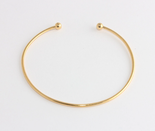 Shiny Gold Cuff Bracelet