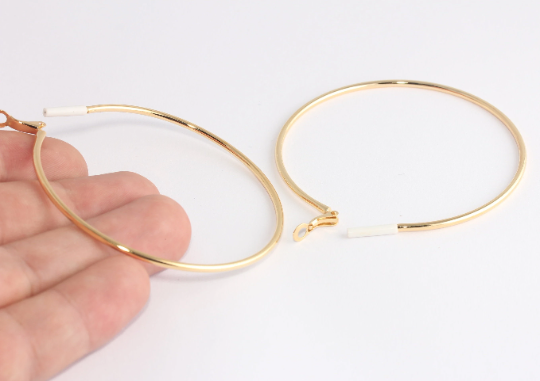 Earrings, Extra Large Hoop
