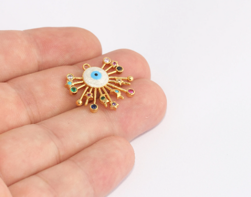 Shiny Gold Galaxy Medallion