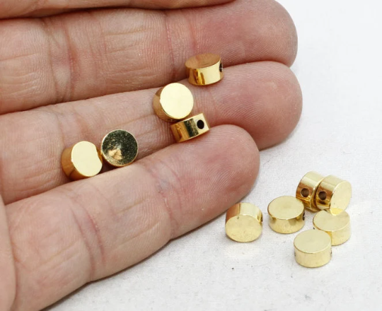 Flat Round Beads
