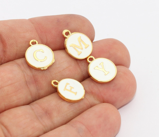 Letter Coins, Alphabet Necklace