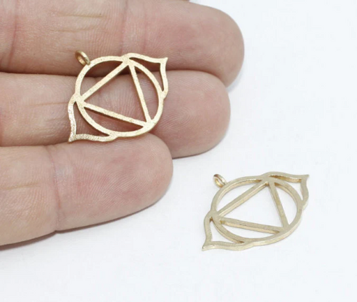 Brass Chakra Charms