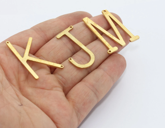 Large Letter Charms