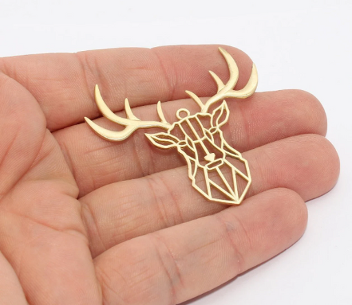 Brass Deer Pendant