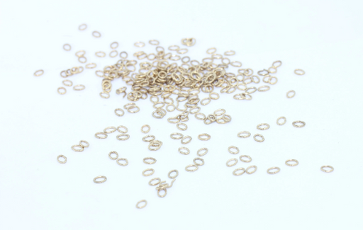 Brass Oval Jump Rings