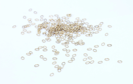 Brass Oval Jump Rings