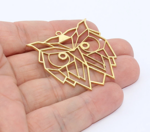 Brass Owl Pendant