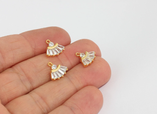 Small Eye Charms, Hoop Earring