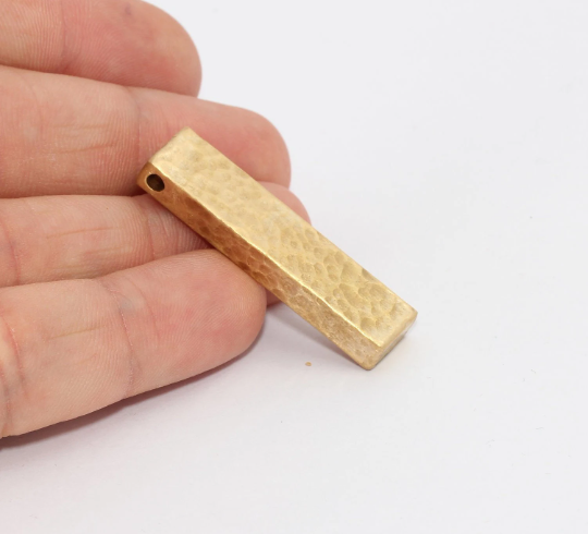 Brass Hammered Bar