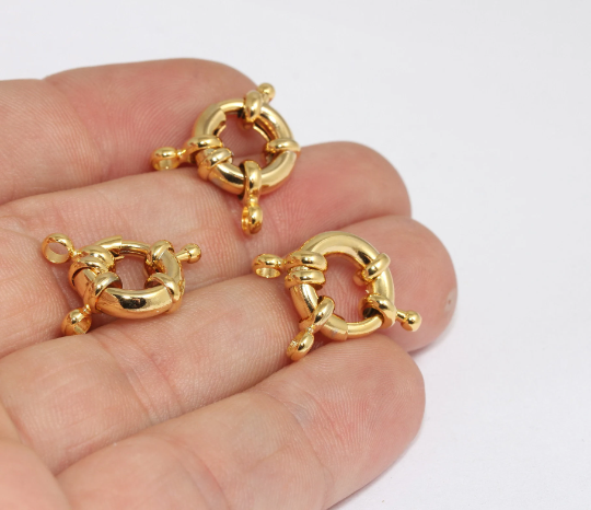 Shiny Gold Spring Clasp