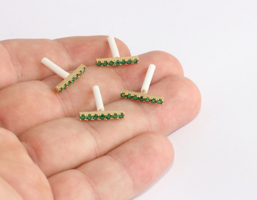 Earrings, Micro Pave Earrings