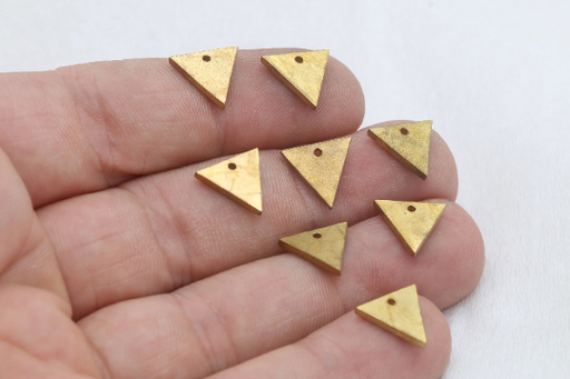 Brass Triangle Pendant