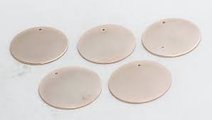 Disco rotondo in oro rosa 40x1 mm, monete, stampaggio, rotondo, ROSE23