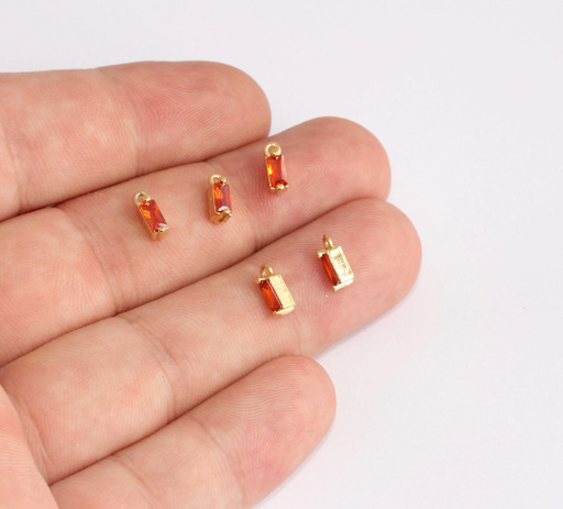 Shiny Gold Drop Beads