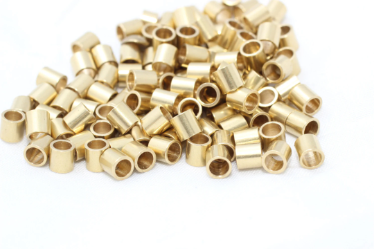 4x4mm Ham Pirinç Ara Parça Boruları, Küçük Ara Parça Boruları, Pirinç KA27