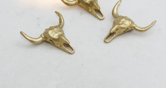 Brass Cattle Charms