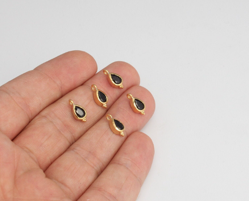 Cz Black Crystal Bracelet Charms