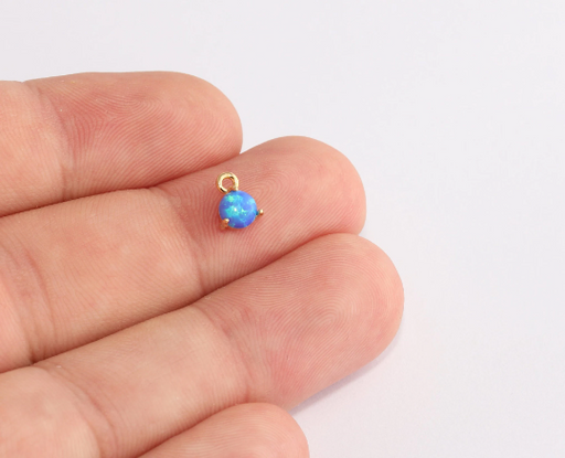 Shiny Gold Drop Charms