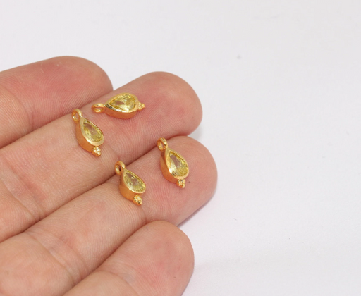 Cz Yellow Bracelet Charms