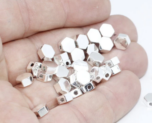 Hexagon Beads, Hexagon Charms