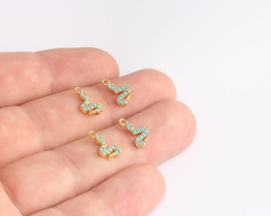 Shiny Gold Snake Charm