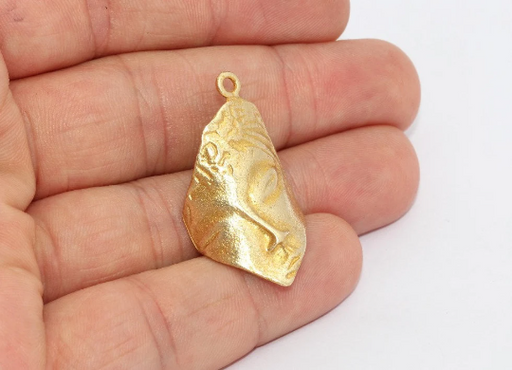 Brass Beauty Medallion