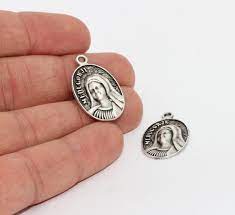 Ciondolo in argento antico, Madre Maria, Madre, CHK237
