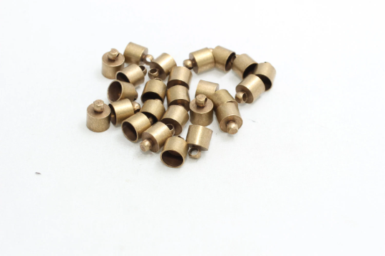 8x10mm Antique Bronze End Caps, Inner Size 7mm, Bead NED23