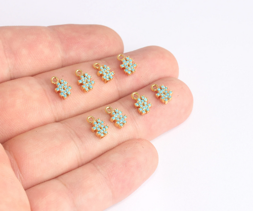 Hashtag Charms, Micro Pave