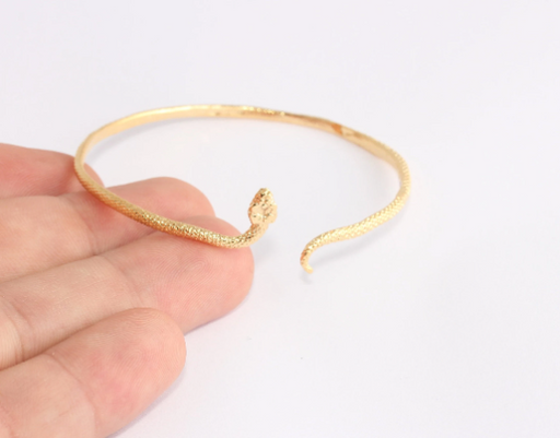 Shiny Gold Cuff Bracelet