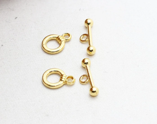 Shiny Gold Toggle Clasp