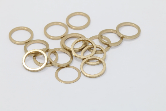 10mm Raw Brass Circle , Simple Circle, Connectors, Brass SOM252