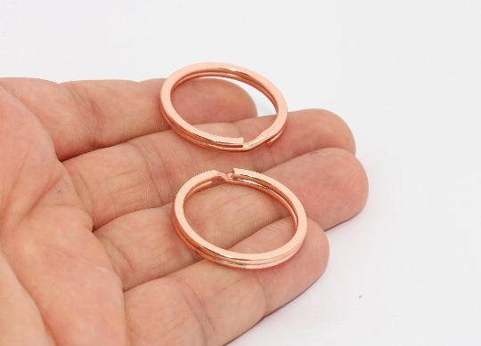Rose Gold Key Chain Ring