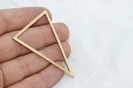 Brass Triangle Pendant