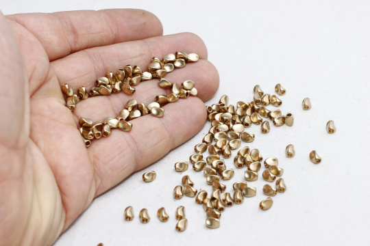 3,5x4,5mm Raw Brass Tube Beads, Spacer Beads,tube beads EYM7