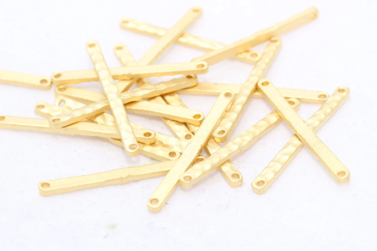 24K 30,38,50mm Connector Blank , Gold Plated Connector KOL