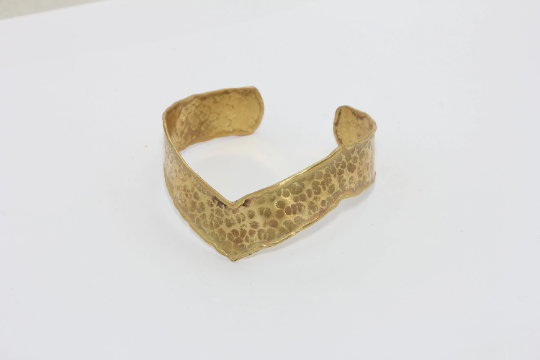 Brass Hammered Bangle