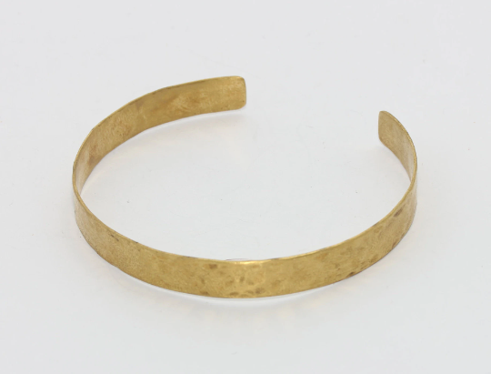Brass Hammered Bangle