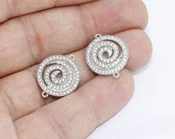 17x20mm Mikro Döşeme, Sonsuzluk Takıları, Kübik Zirkonya Yuvarlak Takıları, ZRCN89