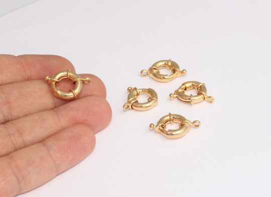 Shiny Gold Spring Clasp