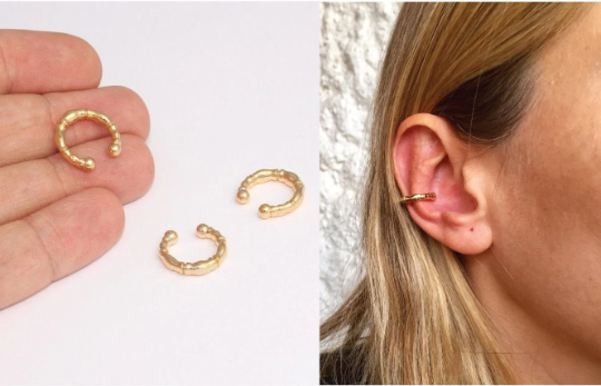 Dainty Ear Cuff ,Hoop