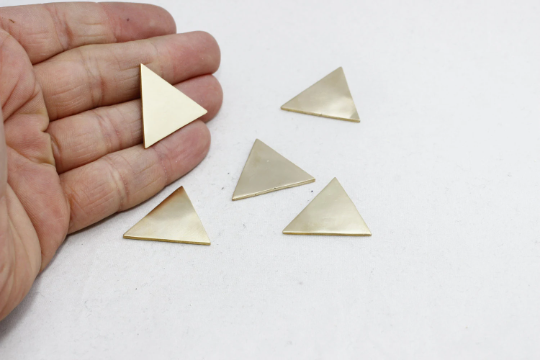 Brass Triangle Pendant