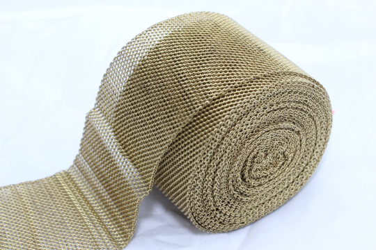Raw Brass Mesh Chain