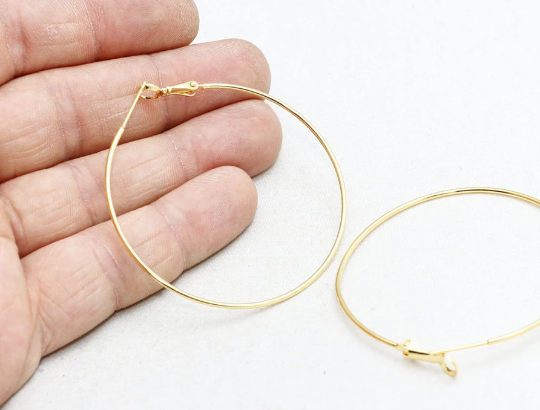 Wire Hoop Earrings